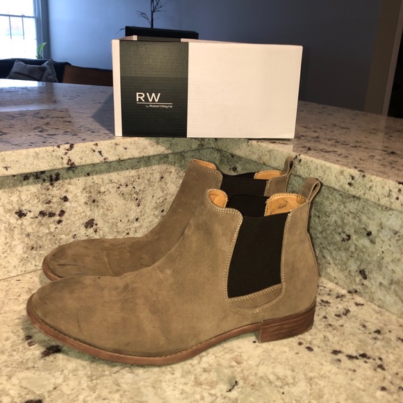 Robert Wayne Chelsea Camel Suede Boot - Picture 4 of 4